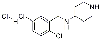 (2,5-二氯-苄基)-哌啶-4-基-胺盐酸盐, , 结构式