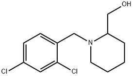 [1-(2,4-Dichloro-benzyl)-piperidin-2-yl]-methanol Struktur