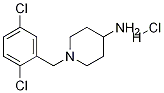 1-(2,5-二氯-苄基)-哌啶-4-基胺盐酸盐 结构式