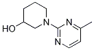 1-(4-甲基-嘧啶-2-基)-哌啶-3-醇 结构式