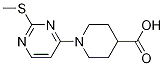 1-(2-Methylsulfanyl-pyrimidin-4-yl)-piperidine-4-carboxylic acid Structure