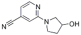 2-(3-Hydroxy-pyrrolidin-1-yl)-isonicotinonitrile Struktur
