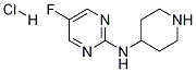 (5-氟嘧啶-2-基)-哌啶-4-基-胺盐酸盐 结构式