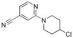 2-(4-chloropiperidin-1-yl)isonicotinonitrile Structure