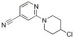 2-(4-chloropiperidin-1-yl)isonicotinonitrile Struktur