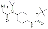 (1R,4R)-{4-[(2-AMino-acetyl)-cyclopropyl-aMino]-cyclohexyl}-carbaMic acid tert-butyl ester Struktur