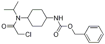 (1R,4R)-{4-[(2-Chloro-acetyl)-isopropyl-aMino]-cyclohexyl}-carbaMic acid benzyl ester Struktur
