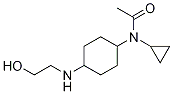 (1R,4R)-N-Cyclopropyl-N-[4-(2-hydroxy-ethylaMino)-cyclohexyl]-acetaMide,,结构式