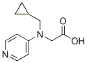 (Cyclopropyl-pyridin-4-ylMethyl-aMino)-acetic acid Struktur