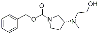 (R)-3-[(2-Hydroxy-ethyl)-Methyl-aMino]-pyrrolidine-1-carboxylic acid benzyl ester Struktur