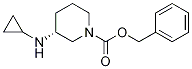 (R)-3-CyclopropylaMino-piperidine-1-carboxylic acid benzyl ester 结构式