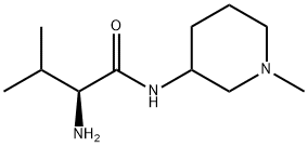 (S)-2-AMino-3-Methyl-N-(1-Methyl-piperidin-3-yl)-butyraMide Structure