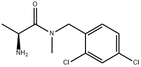(S)-2-AMino-N-(2,4-dichloro-benzyl)-N-Methyl-propionaMide Structure