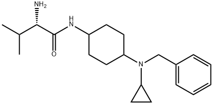 (S)-2-AMino-N-[4-(benzyl-cyclopropyl-aMino)-cyclohexyl]-3-Methyl-butyraMide Structure