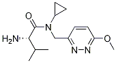 (S)-2-AMino-N-cyclopropyl-N-(6-Methoxy-pyridazin-3-ylMethyl)-3-Methyl-butyraMide Structure