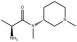 (S)-2-AMino-N-Methyl-N-((R)-1-Methyl-piperidin-3-yl)-propionaMide Structure