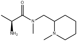 (S)-2-AMino-N-Methyl-N-(1-Methyl-piperidin-2-ylMethyl)-propionaMide Structure