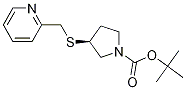 (S)-3-(Pyridin-2-ylMethylsulfanyl)-
pyrrolidine-1-carboxylic acid tert-
butyl ester Struktur