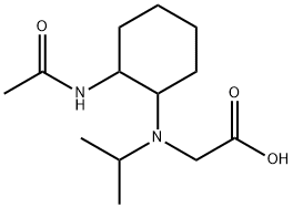 [(2-AcetylaMino-cyclohexyl)-isopropyl-aMino]-acetic acid Structure