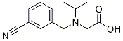 N-(3-氰基苄基)-N-异丙基甘氨酸 结构式