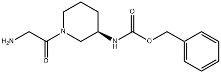 [(R)-1-(2-AMino-acetyl)-piperidin-3-yl]-carbaMic acid benzyl ester Structure