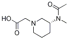 [(R)-3-(Acetyl-Methyl-aMino)-piperidin-1-yl]-acetic acid,1354000-96-6,结构式