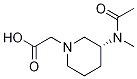 [(R)-3-(Acetyl-Methyl-aMino)-piperidin-1-yl]-acetic acid Structure