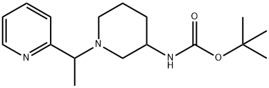 [1-(1-Pyridin-2-yl-ethyl)-piperidin-3-yl]-carbaMic acid tert-butyl ester Structure