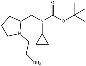 [1-(2-AMino-ethyl)-pyrrolidin-2-ylMethyl]-cyclopropyl-carbaMic acid tert-butyl ester Structure