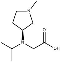[Isopropyl-((S)-1-Methyl-pyrrolidin-3-yl)-aMino]-acetic acid Struktur