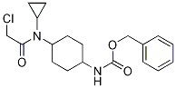 {4-[(2-Chloro-acetyl)-cyclopropyl-aMino]-cyclohexyl}-carbaMic acid benzyl ester Structure