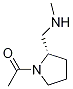 1-((S)-2-MethylaMinoMethyl-pyrrolidin-1-yl)-ethanone Struktur