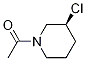 1-((S)-3-Chloro-piperidin-1-yl)-ethanone,1353997-31-5,结构式