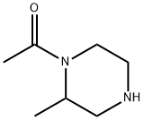 1-(2-Methyl-piperazin-1-yl)-ethanone, 110842-64-3, 结构式