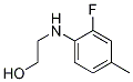 2-((2-氟-4-甲基苯基)氨基)乙-1-醇, 1040025-07-7, 结构式