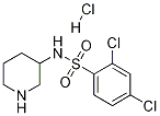 2,4-二氯-N-哌啶-3-基-苯磺酰胺盐酸盐,1353958-62-9,结构式