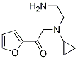 2-[(2-AMino-ethyl)-cyclopropyl-aMino]-1-furan-2-yl-ethanone 结构式