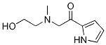 2-[(2-Hydroxy-ethyl)-Methyl-aMino]-1-(1H-pyrrol-2-yl)-ethanone Struktur