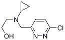 2-[(6-Chloro-pyridazin-3-ylMethyl)-cyclopropyl-aMino]-ethanol 化学構造式