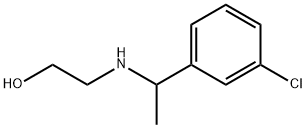 2-[1-(3-Chloro-phenyl)-ethylaMino]-ethanol 化学構造式