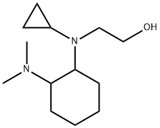 2-[Cyclopropyl-(2-diMethylaMino-cyclohexyl)-aMino]-ethanol 结构式