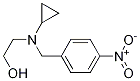 2-[Cyclopropyl-(4-nitro-benzyl)-aMino]-ethanol Struktur