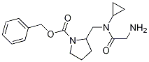 2-{[(2-AMino-acetyl)-cyclopropyl-aMino]-Methyl}-pyrrolidine-1-carboxylic acid benzyl ester,1353960-16-3,结构式