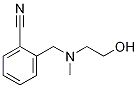 2-(((2-羟乙基)(甲基)氨基)甲基)苯甲腈,1176666-99-1,结构式