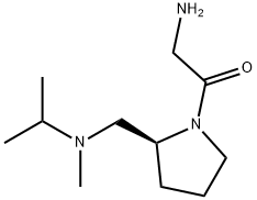 2-AMino-1-{(S)-2-[(isopropyl-Methyl-aMino)-Methyl]-pyrrolidin-1-yl}-ethanone Structure