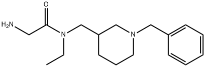 2-AMino-N-(1-benzyl-piperidin-3-ylMethyl)-N-ethyl-acetaMide,1353984-89-0,结构式