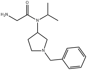 2-AMino-N-(1-benzyl-pyrrolidin-3-yl)-N-isopropyl-acetaMide,1353986-39-6,结构式
