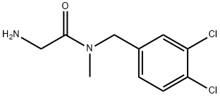 2-AMino-N-(3,4-dichloro-benzyl)-N-Methyl-acetaMide,1183598-36-8,结构式