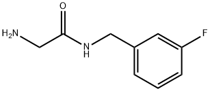 2-AMino-N-(3-fluoro-benzyl)-acetaMide Structure