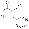 2-AMino-N-cyclopropyl-N-pyrazin-2-ylMethyl-acetaMide 结构式